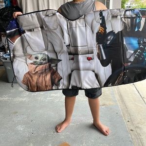 COPY - Windshield sun screen. 23 from mirror notch, 50 inches for windshield ac…